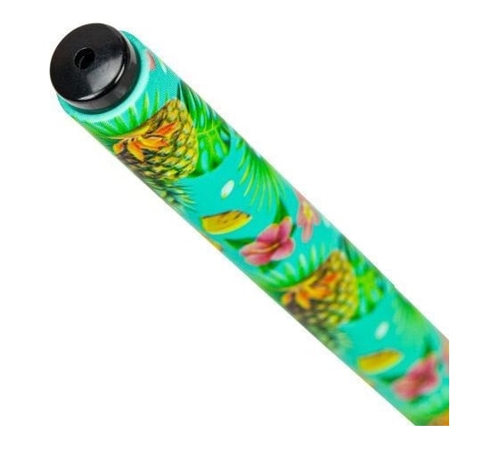 Шариковая ручка BRAUBERG SOFT TOUCH GRIP PINEAPPLE синяя, мягкое покрытие, узел 0.7 мм 143718