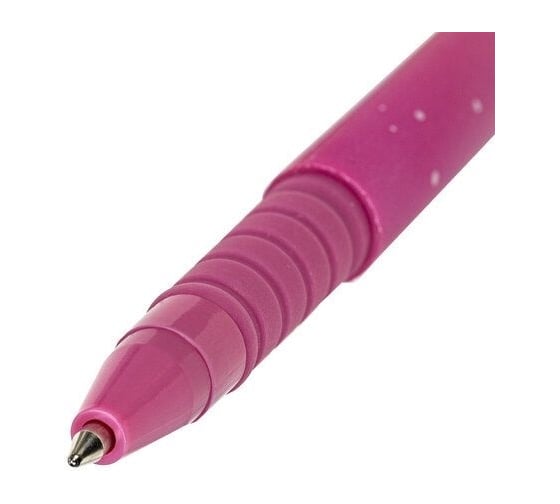 Шариковая ручка BRAUBERG SOFT TOUCH GRIP STARS синяя, мягкое покрытие, узел 0.7 мм 143715