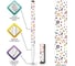 Шариковая ручка SOFT TOUCH GRIP CONFETTI BRAUBERG, синяя, мягкое покрытие, узел 0.7 мм 36 шт 143723 3