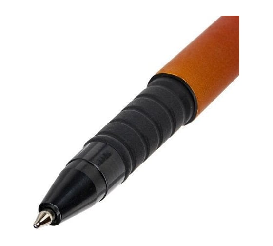 Шариковая ручка BRAUBERG SOFT TOUCH GRIP GRADIENT NEON синяя, мягкое покрытие, ассорти, 0.7 мм 143710