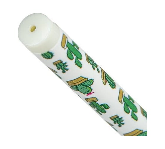 Шариковая ручка BRAUBERG SOFT TOUCH STICK CACTUS синяя, мягкое покрытие, узел 0.7 мм 143707