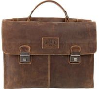 Портфель Klondike Native, коричневый, 40х11х31 см KD1131-03