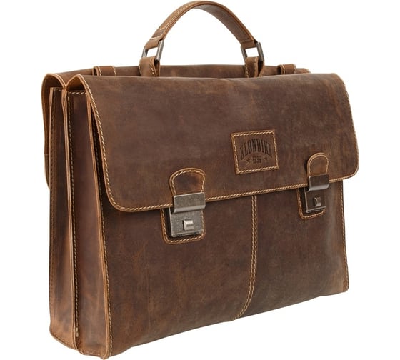 Портфель Klondike Native, коричневый, 40х11х31 см KD1131-03