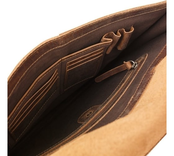 Портфель Klondike Native, коричневый, 40х11х31 см KD1131-03