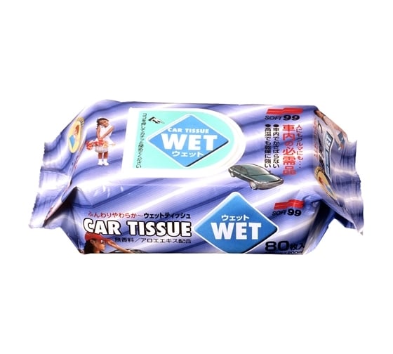Влажные универсальные салфетки SOFT99 Wet Tissue, 80 шт. арт. 04126 2007