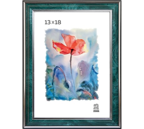 Пластиковая фоторамка Зебра PS_312_13x18, 13x18 см X7479666