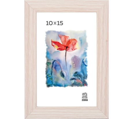 Фоторамка Зебра МДФ PS_МДФ_101_10x15, 10x15 см X4519012