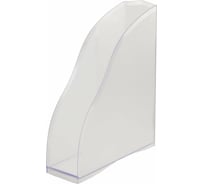 Вертикальный лоток для бумаг BRAUBERG Cosmo 260х85х315 мм, прозрачный 237008
