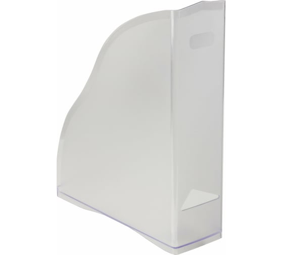 Вертикальный лоток для бумаг BRAUBERG Cosmo 260х85х315 мм, прозрачный 237008