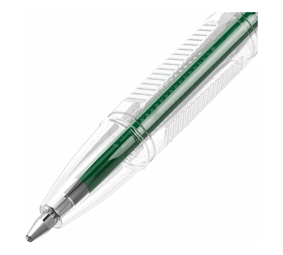 Шариковая ручка BRAUBERG Ultra зеленая, узел 1 мм 143561