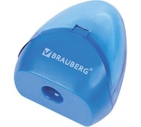 Точилка BRAUBERG Bell с контейнером, пластиковая, конусообразная, цвет корпуса ассорти 226937