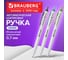 Автоматическая масляная шариковая ручка Sky White BRAUBERG, синяя, клип ассорти, узел 0,7 мм, линия письма 0,35 мм 12 шт 142950 2