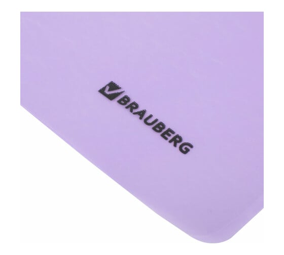 Пластиковый скоросшиватель BRAUBERG Pastel А4, 130/180 мкм, лиловый 270456