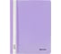Пластиковый скоросшиватель BRAUBERG Pastel А4, 130/180 мкм, лиловый 270456 1