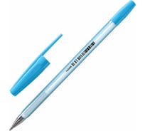 Шариковая ручка BRAUBERG M-500 Pastel синяя, корпус ассорти, узел 0,7 мм, линия письма 0,35 мм 143450
