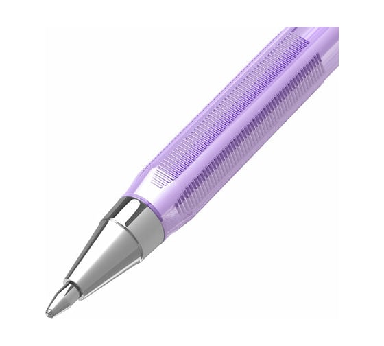 Шариковая ручка BRAUBERG M-500 Pastel синяя, корпус ассорти, узел 0,7 мм, линия письма 0,35 мм 143450