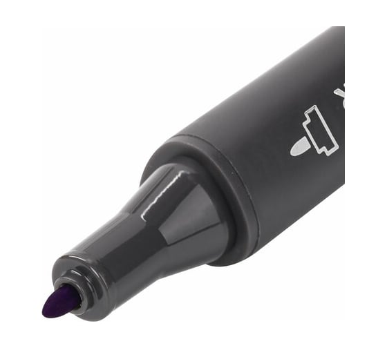 Двусторонний маркер для скетчинга BRAUBERG Art Classic 1-6 мм, баклажановый R807 151872