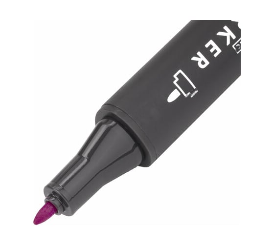 Двусторонний маркер для скетчинга BRAUBERG Art Classic 1-6 мм, светло-лиловый R603 151787