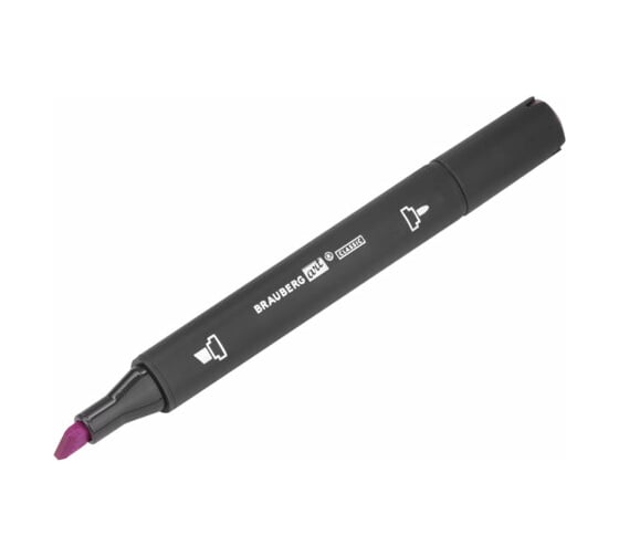 Двусторонний маркер для скетчинга BRAUBERG Art Classic 1-6 мм, светло-лиловый R603 151787