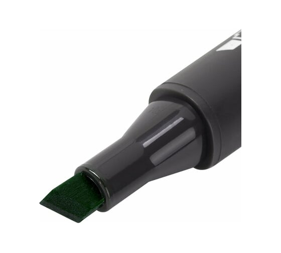 Двусторонний маркер для скетчинга BRAUBERG Art Classic 1-6 мм, темный травяной G335 151833