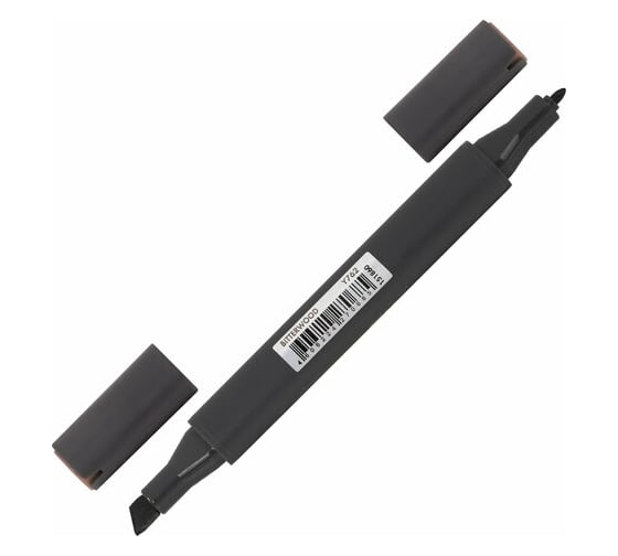 Двусторонний маркер для скетчинга BRAUBERG Art Classic 1-6 мм, темный шоколад Y762 151860