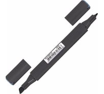 Двусторонний маркер для скетчинга BRAUBERG Art Classic 1-6 мм, серо-голубой 5 BG05 151876