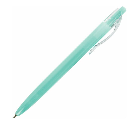 Автоматическая шариковая ручка BRAUBERG Pastel синяя, корпус ассорти, 0,7 мм, линия письма 0,35 мм 143456
