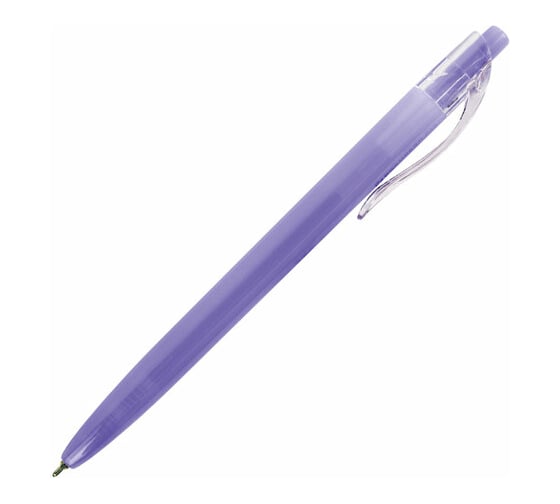 Автоматическая шариковая ручка BRAUBERG Pastel синяя, корпус ассорти, 0,7 мм, линия письма 0,35 мм 143456