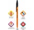 Шариковая ручка Ultra Orange BRAUBERG черная, узел 0,7 мм 50 шт 143563 3