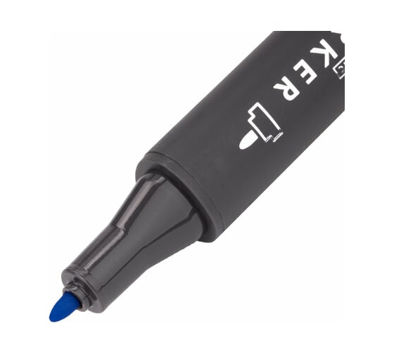 Двусторонний маркер для скетчинга BRAUBERG Art Classic 1-6 мм, небесно-голубой B003 151789