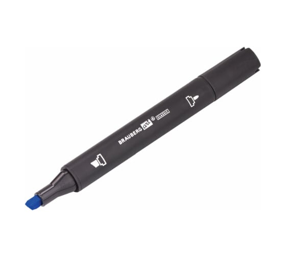 Двусторонний маркер для скетчинга BRAUBERG Art Classic 1-6 мм, небесно-голубой B003 151789