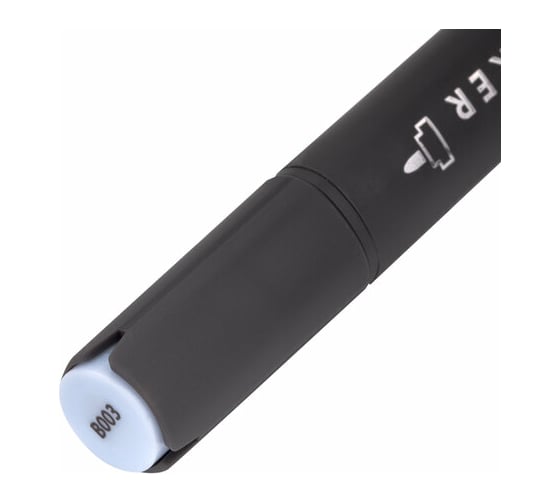 Двусторонний маркер для скетчинга BRAUBERG Art Classic 1-6 мм, небесно-голубой B003 151789