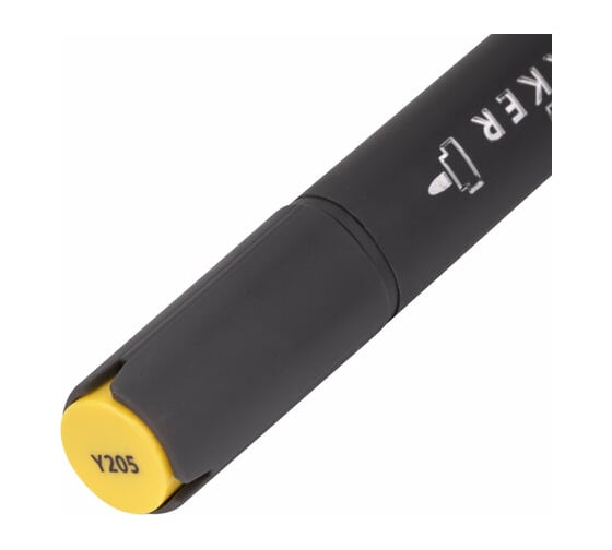 Двусторонний маркер для скетчинга BRAUBERG Art Classic 1-6 мм, лимонный Y205 151803