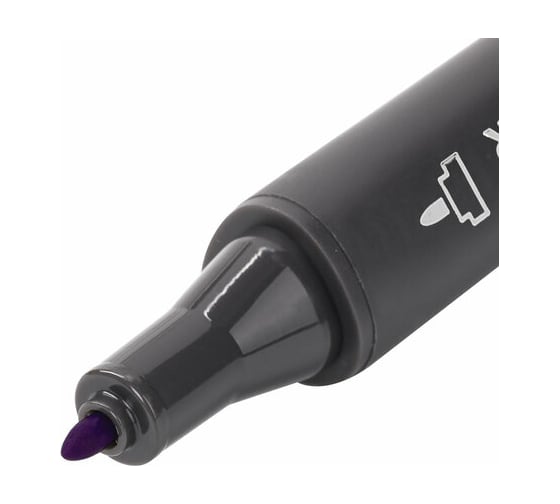 Двусторонний маркер для скетчинга BRAUBERG Art Classic 1-6 мм, фиолетовый R706 151773