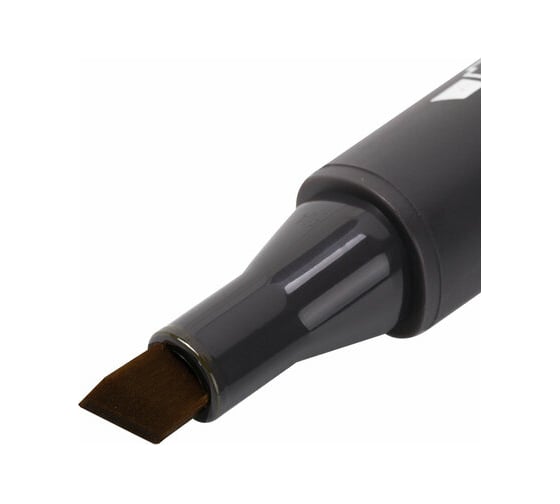 Двусторонний маркер для скетчинга BRAUBERG Art Classic 1-6 мм, вигонь Y535 151796