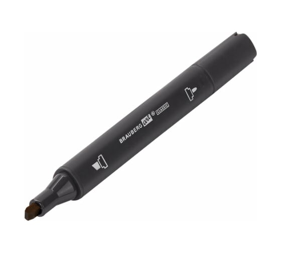 Двусторонний маркер для скетчинга BRAUBERG Art Classic 1-6 мм, вигонь Y535 151796