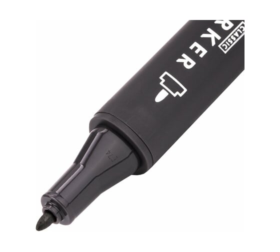 Двусторонний маркер для скетчинга BRAUBERG Art Classic 1-6 мм, каштановый Y962 151813
