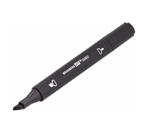 Двусторонний маркер для скетчинга BRAUBERG Art Classic 1-6 мм, каштановый Y962 151813