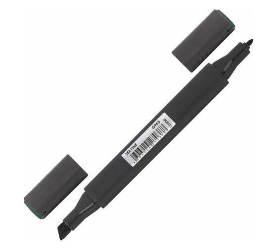 Двусторонний маркер для скетчинга BRAUBERG Art Classic 1-6 мм, темный сосновый G965 151830 1