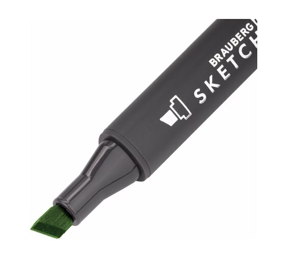 Двусторонний маркер для скетчинга BRAUBERG Art Classic 1-6 мм, светлый фисташковый G604 151885