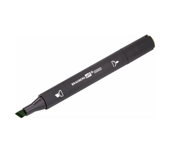 Двусторонний маркер для скетчинга BRAUBERG Art Classic 1-6 мм, светлый фисташковый G604 151885