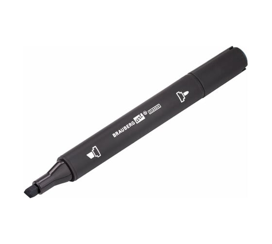 Двусторонний маркер для скетчинга BRAUBERG Art Classic 1-6 мм, серо-голубой 9 BG09 151882