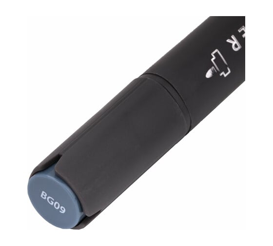 Двусторонний маркер для скетчинга BRAUBERG Art Classic 1-6 мм, серо-голубой 9 BG09 151882