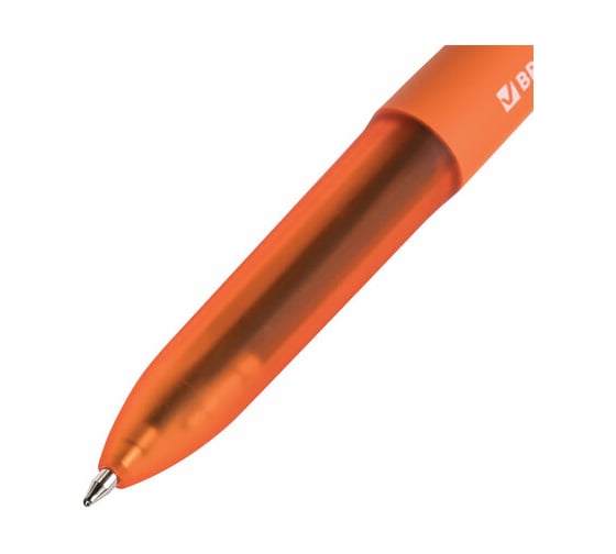 Автоматическая шариковая ручка BRAUBERG Multicolor 4 Цвета, корпус ассорти, 0,7 мм, линия 0,35 мм 143458
