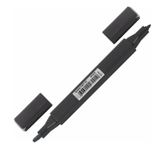Двусторонний маркер для скетчинга BRAUBERG Art Classic 1-6 мм, теплый серый 2 WG02 151793