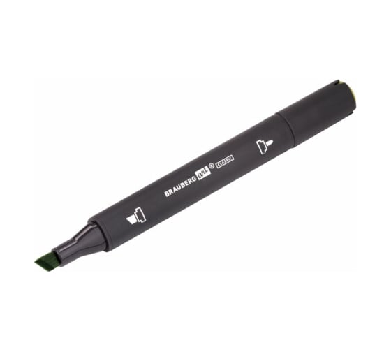 Двусторонний маркер для скетчинга BRAUBERG Art Classic 1-6 мм, светло-оливковый G915 151829