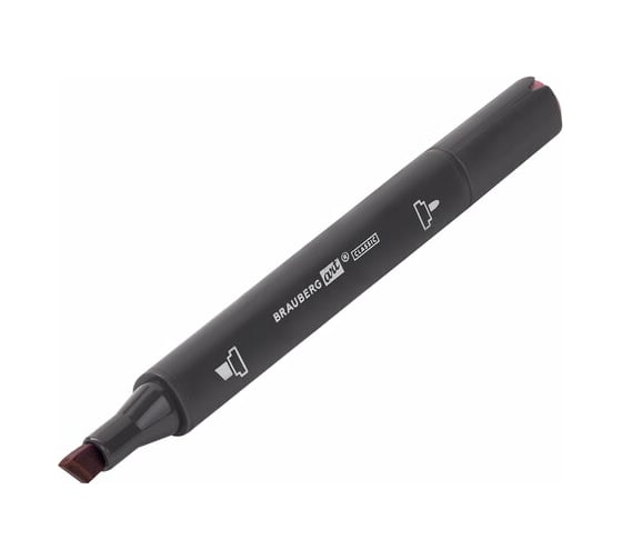 Двусторонний маркер для скетчинга BRAUBERG Art Classic 1-6 мм, бледно-лиловый R123 151867