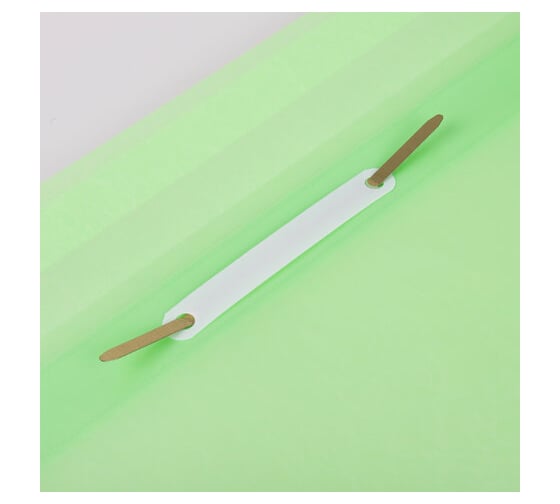 Пластиковый скоросшиватель BRAUBERG Pastel А4, 130/180 мкм, мятный 270458