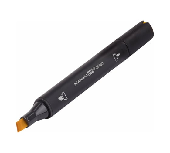 Двусторонний маркер для скетчинга BRAUBERG Art Classic 1-6 мм, ярко-желтый Y107 151774