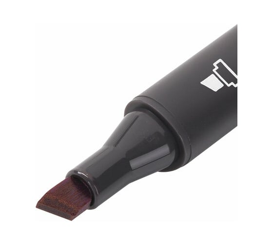 Двусторонний маркер для скетчинга BRAUBERG Art Classic 1-6 мм, темно-розовый R213 151785